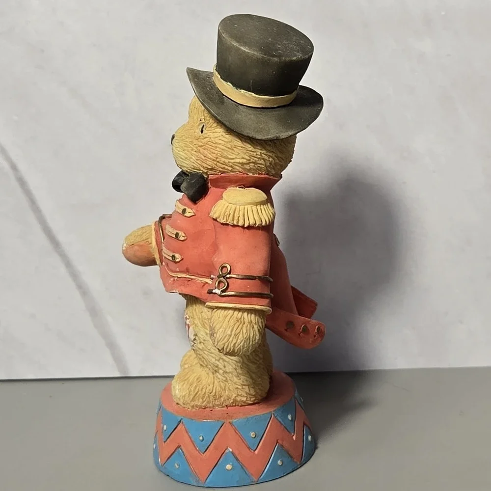 Cherished Teddies Bruno Step Right Up And Smile Circus Ringmaster Figurine 1995